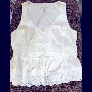 Darling J Crew feminine cotton top!